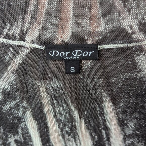 Dor Dor Coture Sleeveless 100% Viscose Duster, Small - Picture 5 of 5